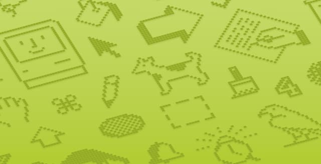 Green Pixels - Front design