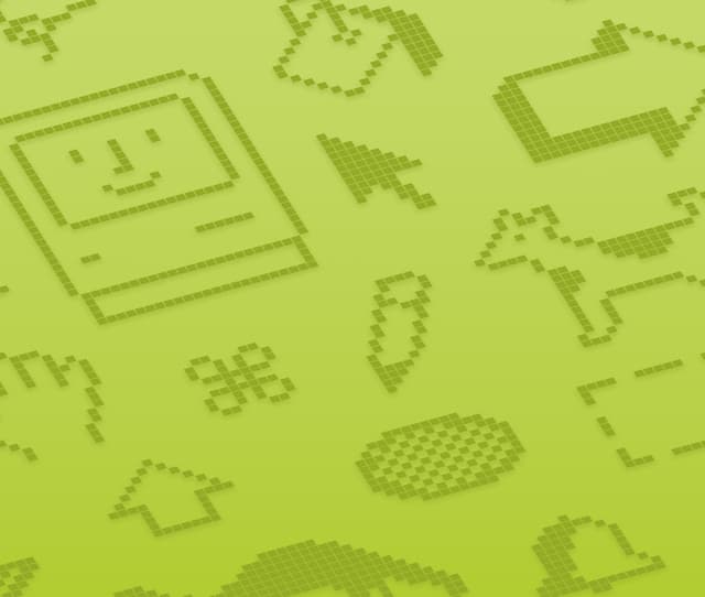 Green Pixels - Front design